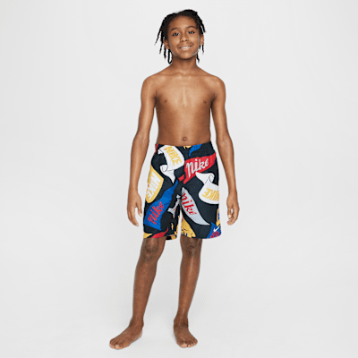 Shorts de vóleibol de 18 cm con forro de ropa interior para niño talla grande Nike Swim Breaker