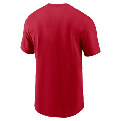 Playera universitaria Nike para hombre Ohio State Buckeyes Primetime Evergreen Logo