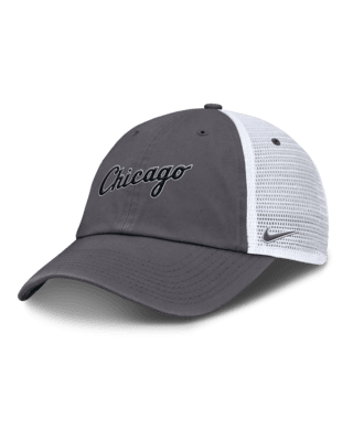 Мужские  Chicago White Sox Wordmark Club Nike MLB Trucker Adjustable Hat