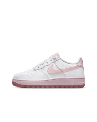 pink and white infant air force 1