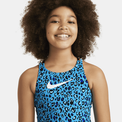 Nike Big Kids' (Girls') Spiderback Midkini Set