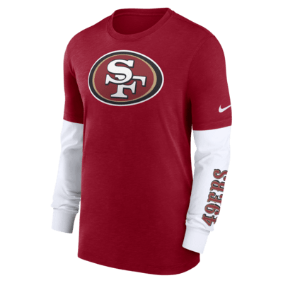 Nike NFL San Francisco 49ers Nike Jersey Hoodie Top Red - Gym Red