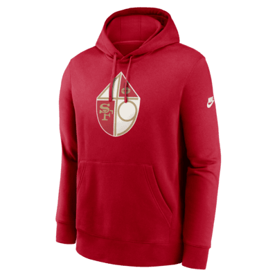 San Francisco 49ers Rewind Club Logo Men’s Nike NFL Pullover Hoodie