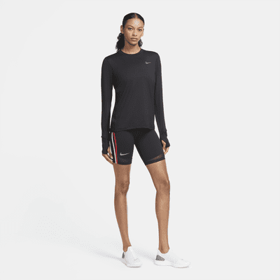Sudadera de cuello redondo de running para mujer Nike Dri-FIT Element