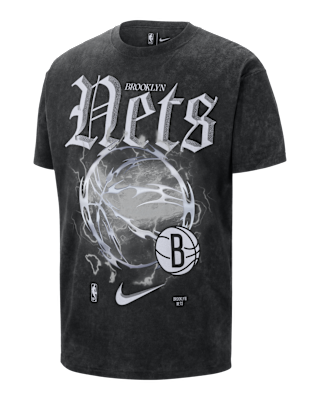 Мужская футболка Brooklyn Nets Courtside "Halloween" Nike NBA Max90