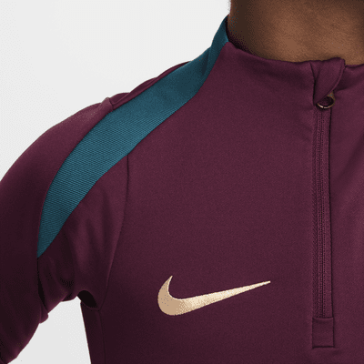 Paris Saint-Germain Strike Nike Dri-FIT fotballtreningsoverdel til store barn