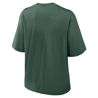 Green Bay Packers Essential Script Boxy Women's Nike NFL T-Shirt