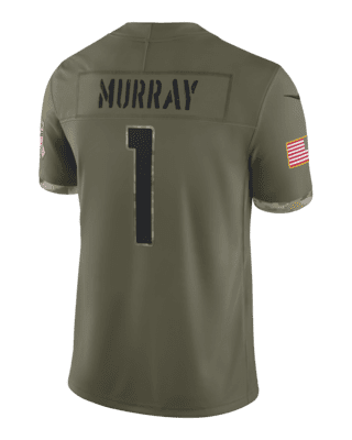 Nike Youth Boys Kyler Murray Olive Arizona Cardinals 2022 Salute To Service  Name and Number T-shirt