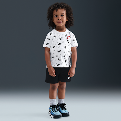 Playera cuadrada estampada infantil Nike