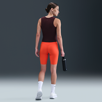 Shorts de ciclista de cintura alta de 20 cm con soporte suave para mujer Nike Zenvy
