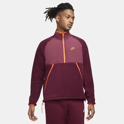 nike sportswear half zip top