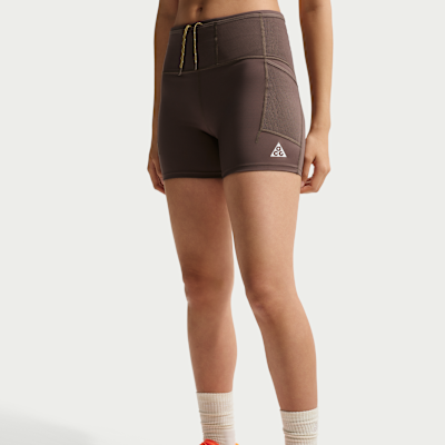 Shorts de trail running de 10 cm de tiro alto Dri-FIT para mujer Nike ACG