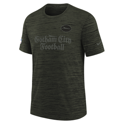 Playera Nike Dri-FIT de la NFL para niños talla grande New York Jets Rivalry Sideline Velocity