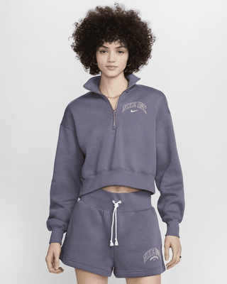 Женский свитшот Nike Sportswear Phoenix Fleece 1/2-Zip Cropped