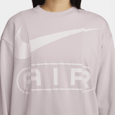 Nike Air Women's Over-Oversized Crew-Neck French Terry Sweatshirt