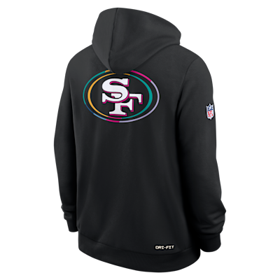 San Francisco 49ers Crucial Catch Sideline Men's Nike Dri-FIT NFL Pullover Hoodie