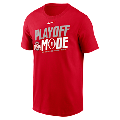 Ohio State 2025/26 College Football Playoff Bound Pass Protection Men's Nike College T-Shirt