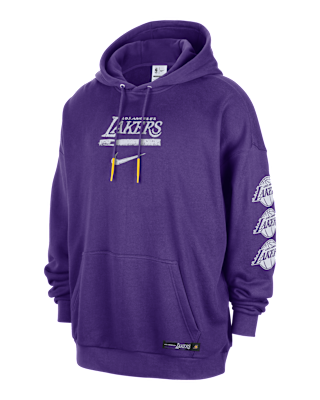 Мужское худи Los Angeles Lakers Courtside Jordan NBA Club Premium Pullover Hoodie