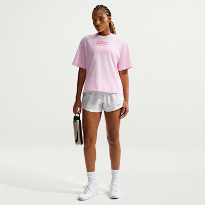 Playera de corte cuadrado para mujer Nike Weightlifting