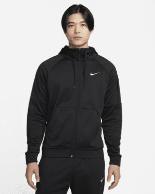 nike therma fit men's full zip fitness hoodie