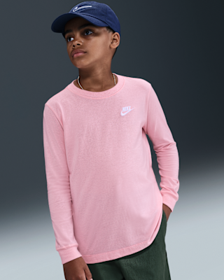 Детская футболка Nike Sportswear Big Kids' Long-Sleeve
