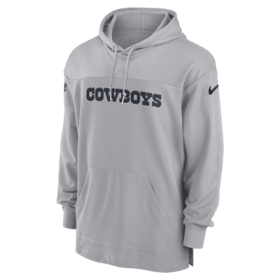 Dallas Cowboys Sideline Men's Nike Dri-FIT NFL Long-Sleeve Hooded Top.