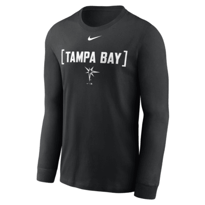 Tampa Bay Rays Fashion Men's Nike MLB Long-Sleeve T-Shirt