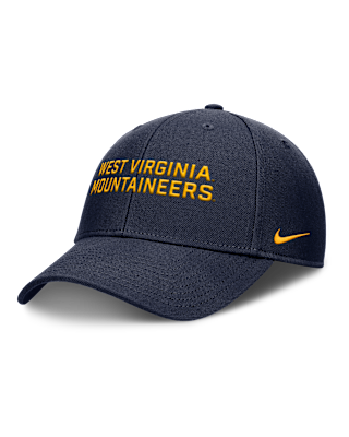 Мужские  West Virginia Sideline Rise Practice Nike College Adjustable Hat