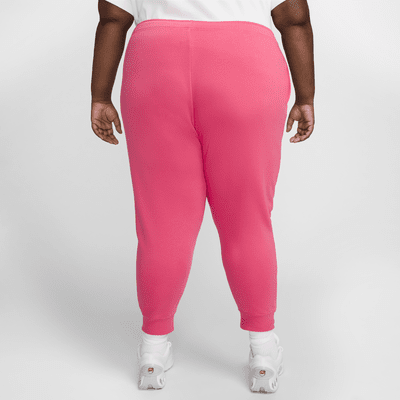 Joggers de tiro medio para mujer Nike Sportswear Club Fleece (talla grande)