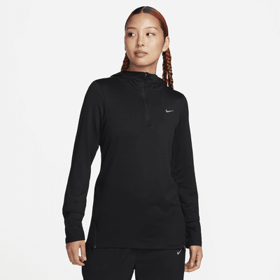 เสื้อแจ็คเก็ตวิ่งมีฮู้ดผู้หญิง Nike Dri-FIT Swift Element UV