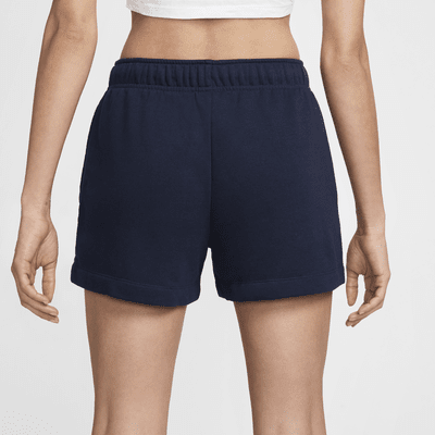 Shorts de tiro medio para mujer Nike Sportswear Club Fleece