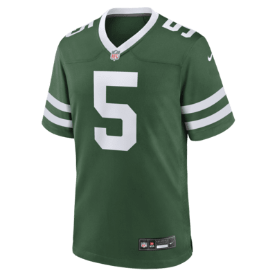 Jersey de fútbol americano Nike de la NFL Game para hombre Garrett Wilson New York Jets