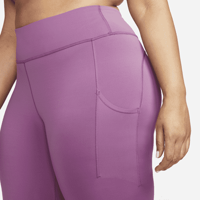 Nike Epic Luxe Women's Mid-Rise Pocket Running Leggings (Plus Size)