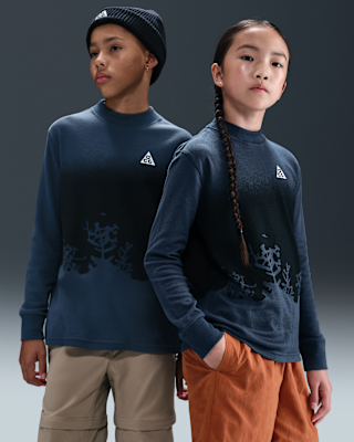 Детские  Nike ACG Big Kid's Long-Sleeve Waffle Top