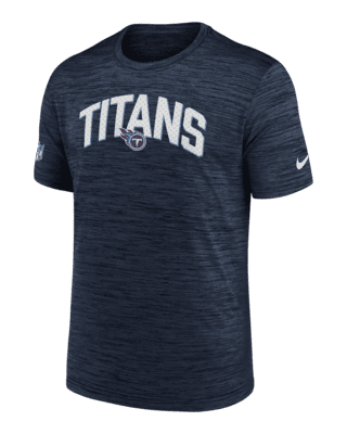 Nike Men's Tennessee Titans Sideline Velocity T-Shirt - Blue - M Each