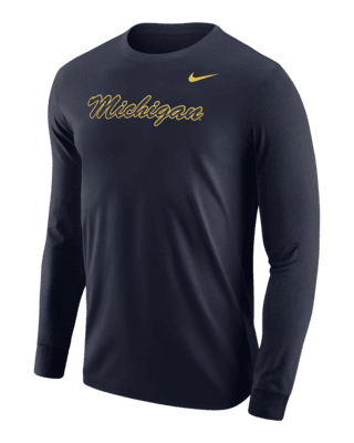 Мужская футболка Michigan Nike College Long-Sleeve