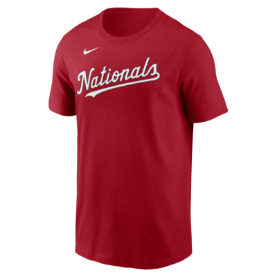 Мужская футболка Washington Nationals Fuse Wordmark