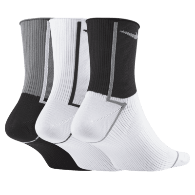 Meias de treino pelo tornozelo Nike Everyday Plus Lightweight para mulher (3 pares)