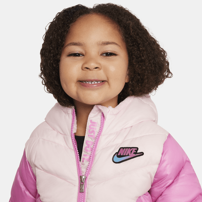 Nike Colorblock Chevron Puffer Jacket Toddler Jacket. Nike.com