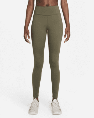 olive green leggings nike