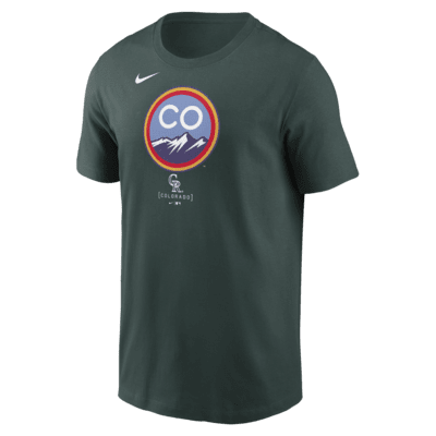 Мужская футболка Colorado Rockies City Connect Logo