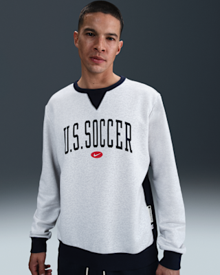 Мужской свитшот USMNT Standard Issue Nike Dri-FIT Soccer Crew-Neck