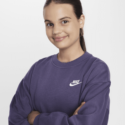 Oversized sweatshirt Nike Sportswear Club Fleece för ungdom