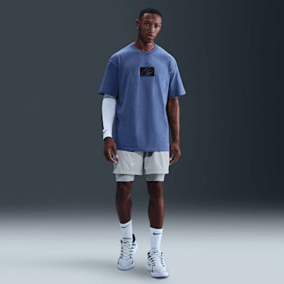 KD DNA Shorts de básquetbol de 10 cm 2 en 1 para hombre
