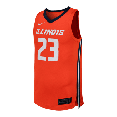 Jersey de básquetbol universitario Nike Replica para hombre Illinois