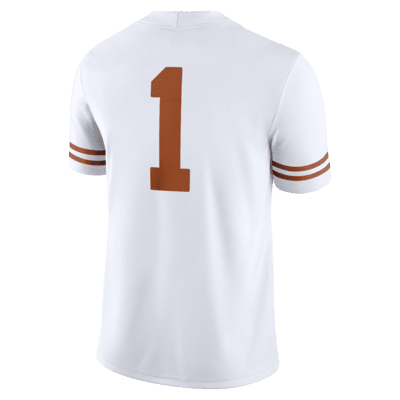 Jersey universitario para el partido Nike Dri-FIT para hombre de los Texas Longhorns