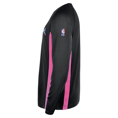 Miami Heat City Edition Men's Men's Nike Dri-FIT Long-Sleeve Top