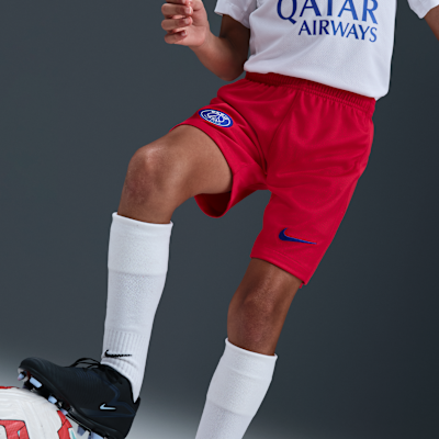 PSG 2025/26 Stadium Derde Nike Total 90 replicavoetbalshorts met Dri-FIT voor kids