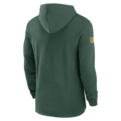 Green Bay Packers Sideline Men's Nike Dri-FIT NFL Long-Sleeve Hooded Top