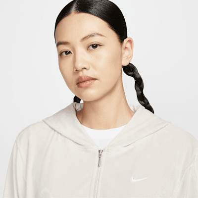 Nike Sportswear Chill Knit Women's Loose Velour Full-Zip Hoodie